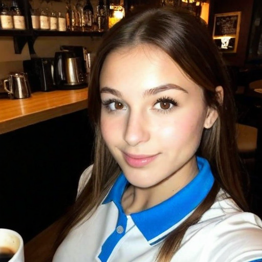 Café Warmth Portrait