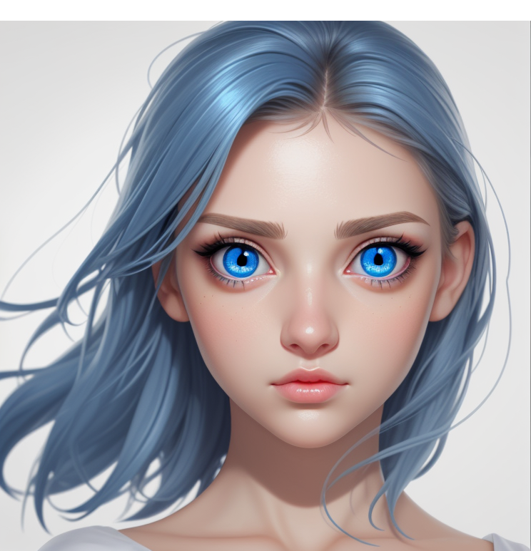 Azure Locks, Clear Blue Eyes