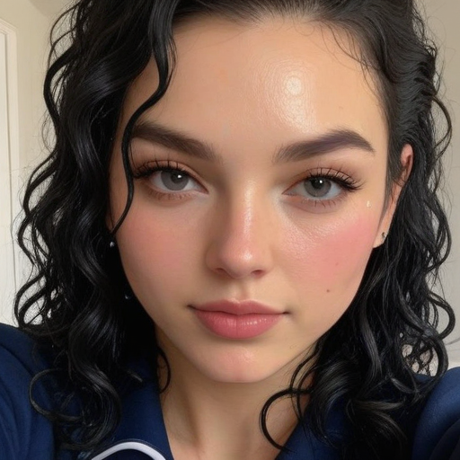 Velvet Curl Selfie