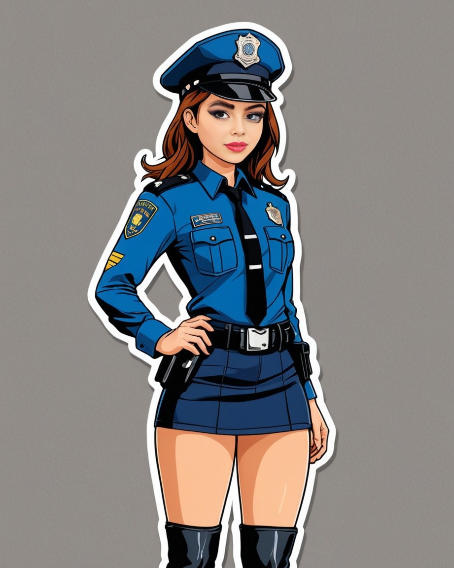 Confident Police Officer Portrait