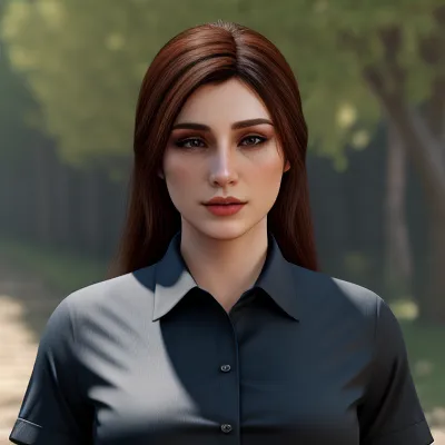 Elegant Forest Portrait