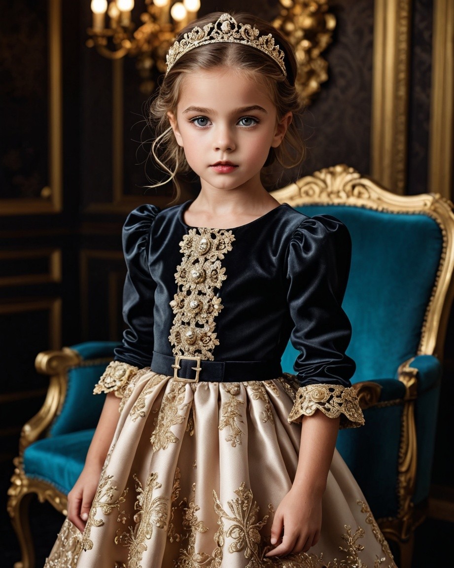 Elegant Young Princess Portrait