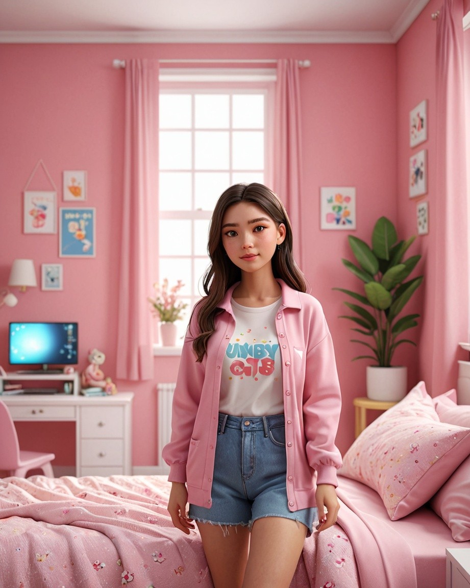Pink Room Morning Glow