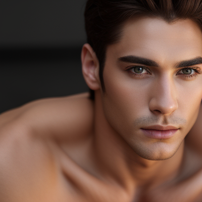 Sunlit Muscular Close-Up