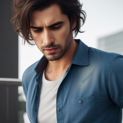 Pensive Gentleman's Gaze