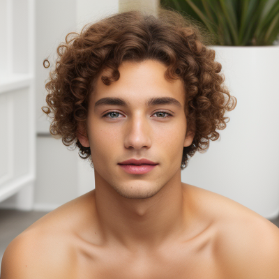 Curling Light Portrait