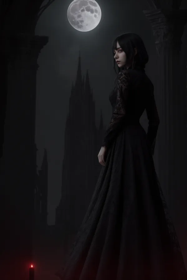 Moonlit Gothic Elegance