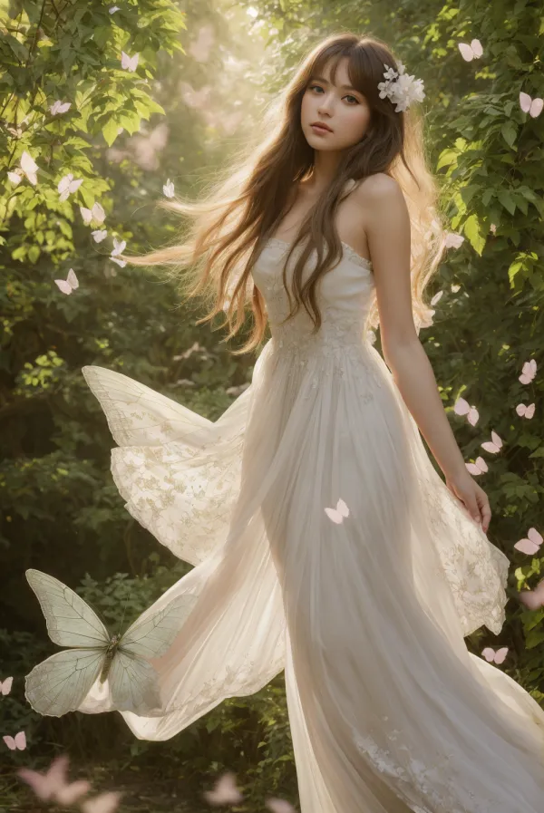 Sunlit Butterfly Reverie