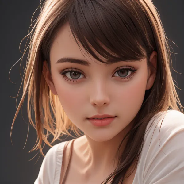 Sunlit Softness Portrait