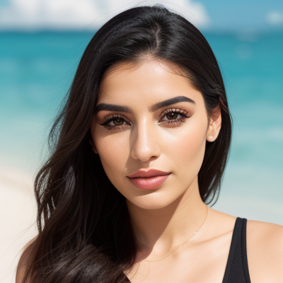 Ocean Breeze Beauty Portrait