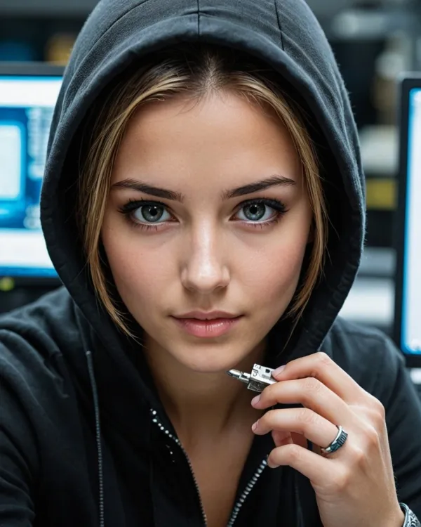 Intense Tech Portrait