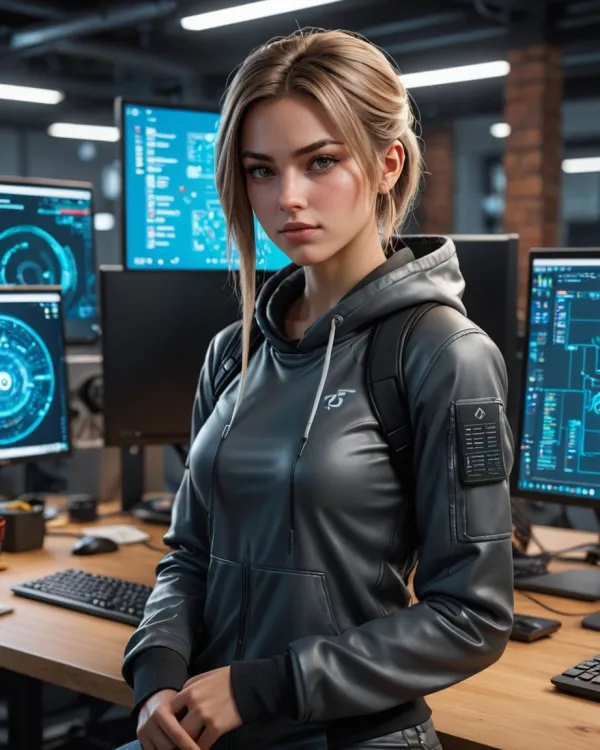 Focused Tech Portrait