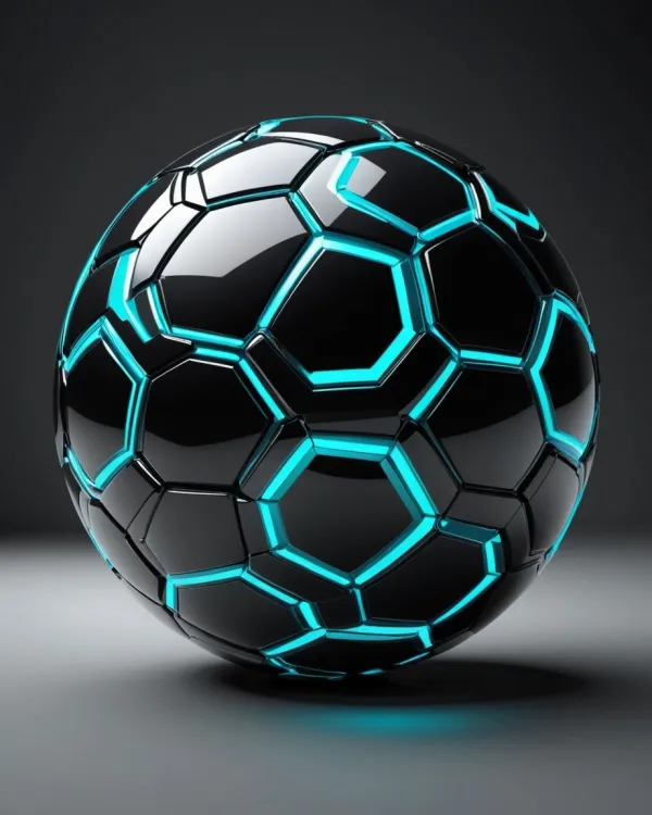 Cyberpunk Neon Sphere