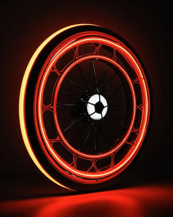 Futuristic Neon Wheel