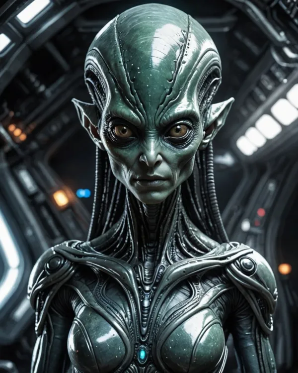 Alien Intense Gaze