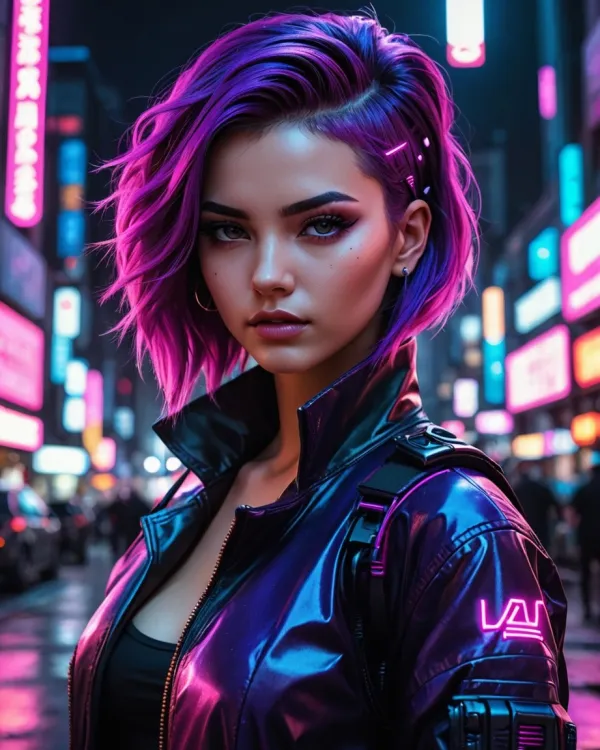 Neon Cyberpunk Night