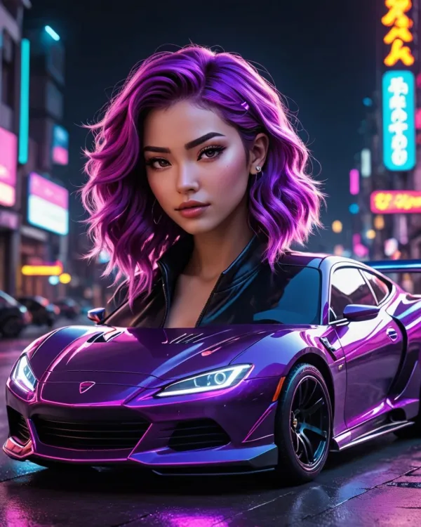 Purple Cyberpunk Fusion