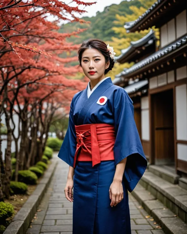 Autumn Kimono Serenity