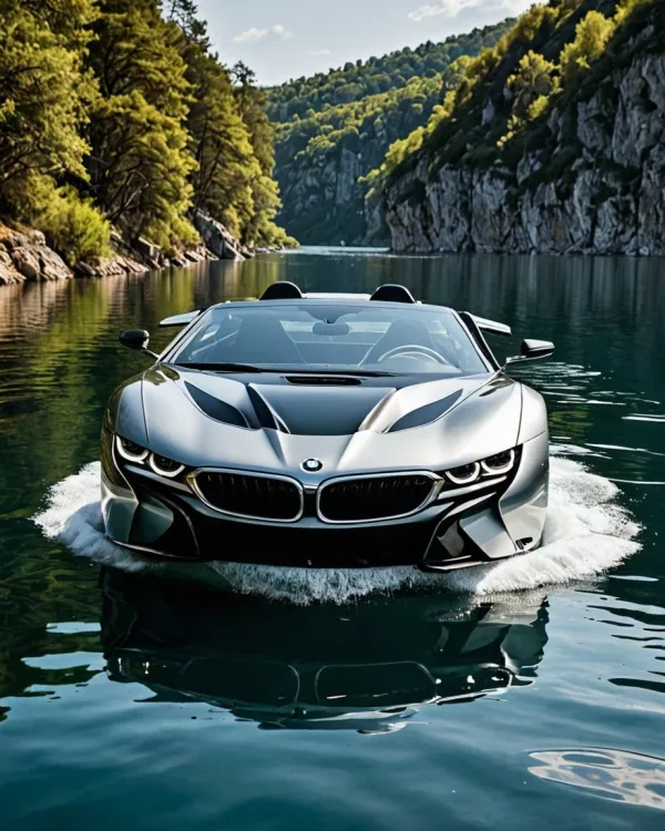 Silver Bmw Water Drive