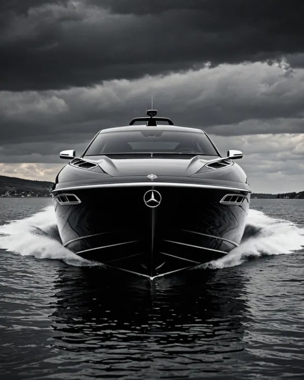 Mercedes-Inspired Luxury Boat