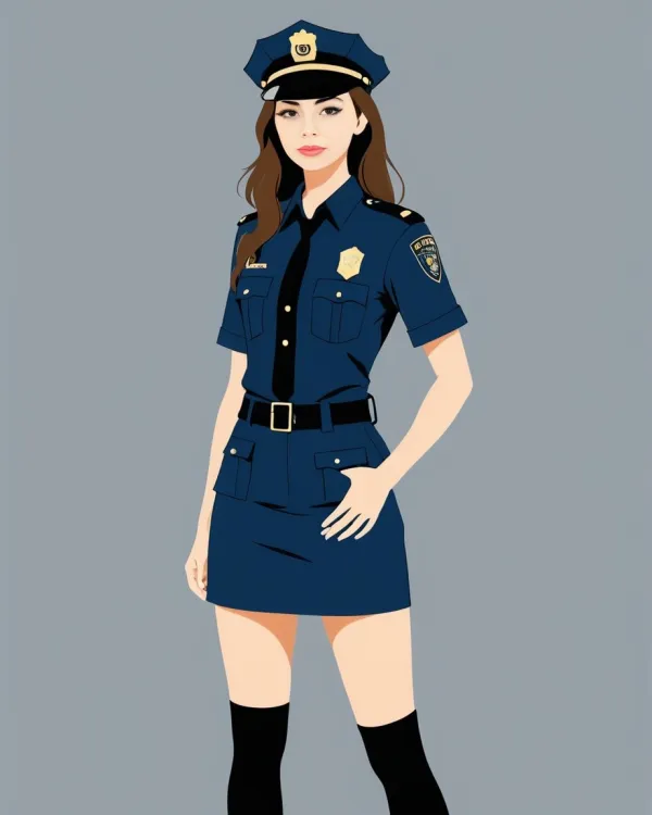 Authoritative Policewoman