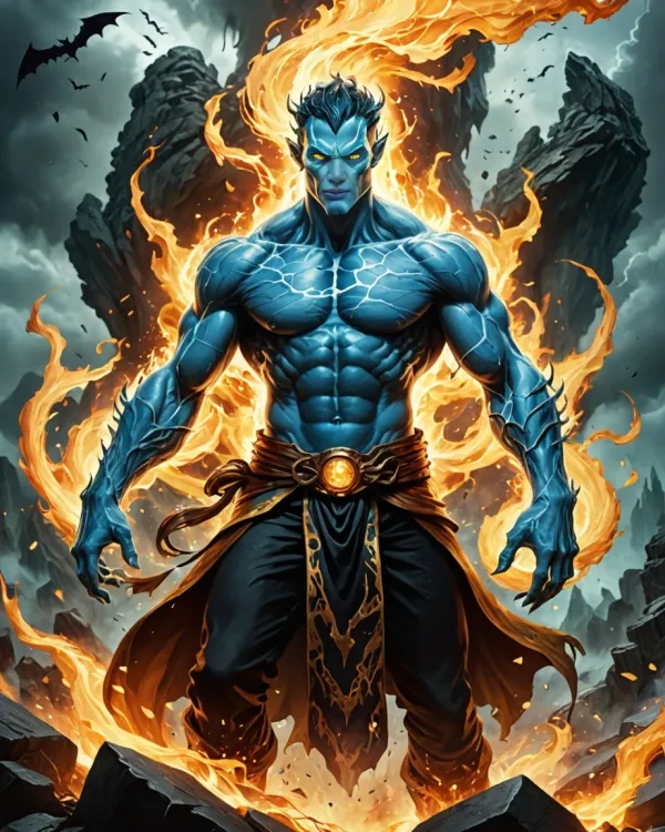 Blazing Demon Warrior