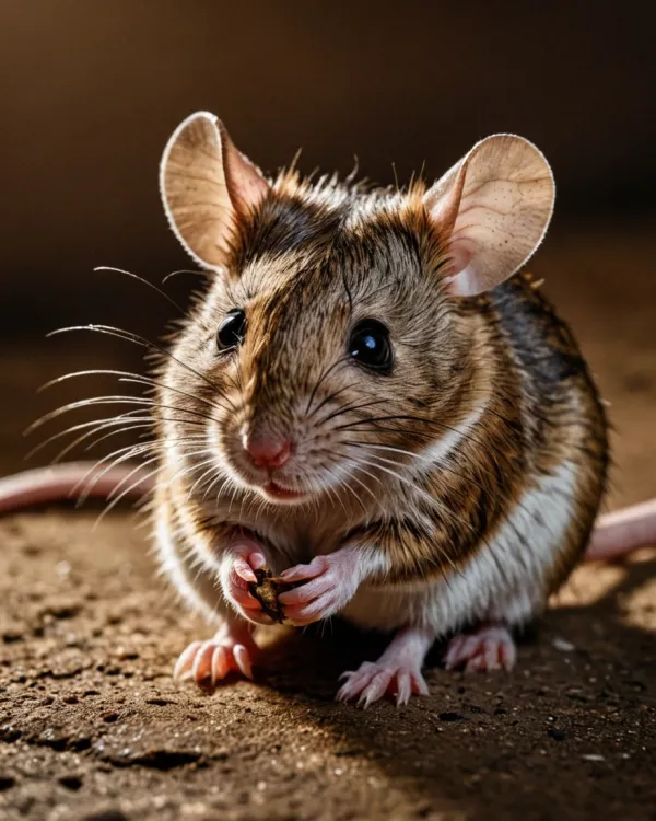 Curious Mouse Portrait