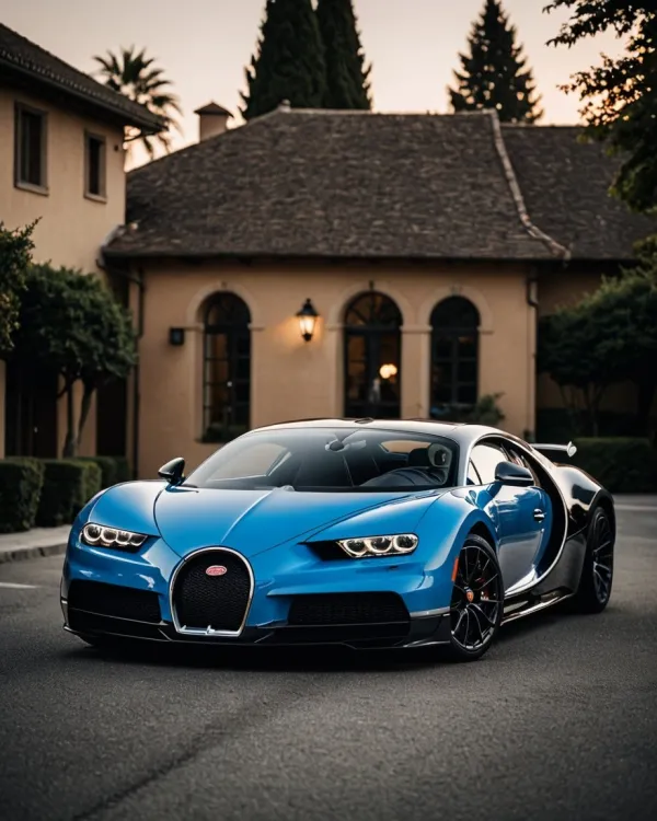 Elegant Supercar Silhouette