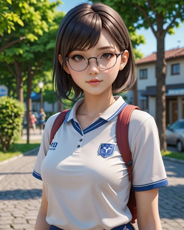 Calm Outdoor Portrait