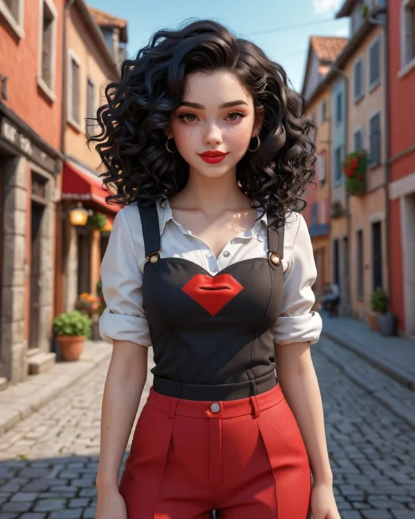 Vibrant Urban Portrait