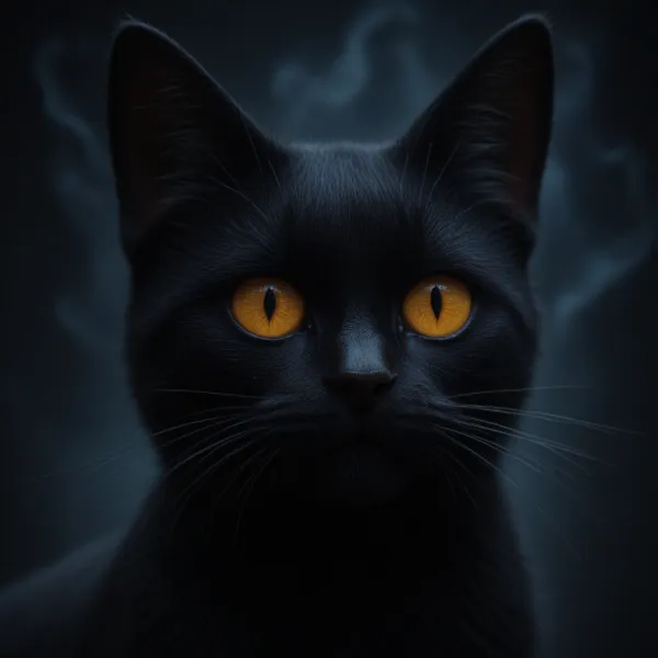 Mysterious Feline Gaze