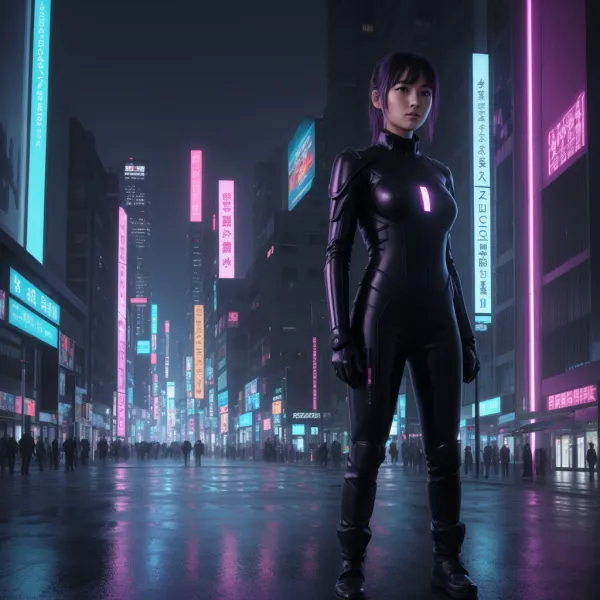 Moody Mysterious Cyberpunk