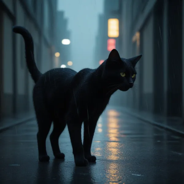Melancholic Night Walk