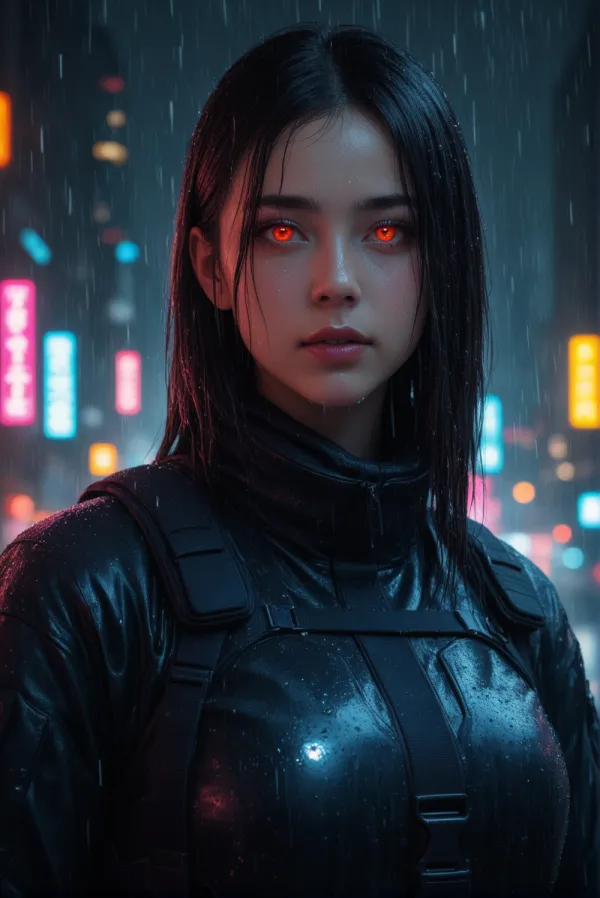 Neon Rain Cyberpunk
