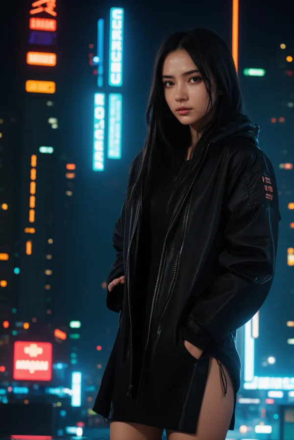 Moody Neon Night