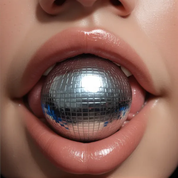 Glittering Surreal Lips