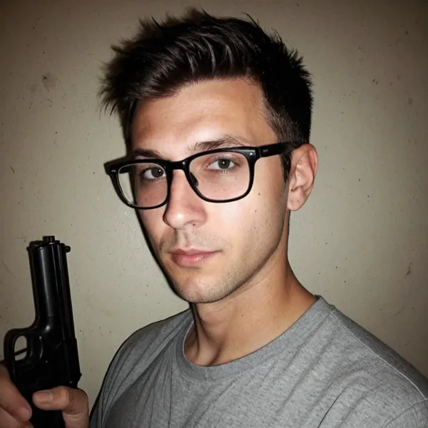 Intense Serious Quiet Portrait