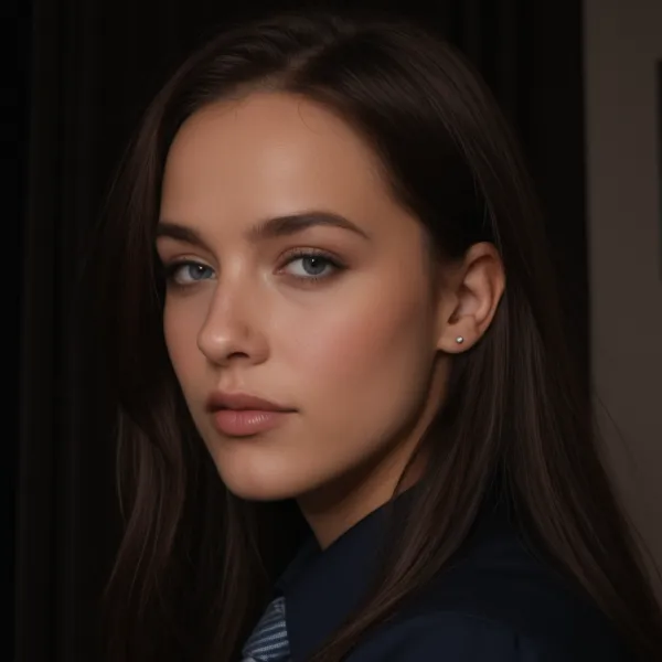 Serene Blue Eyes