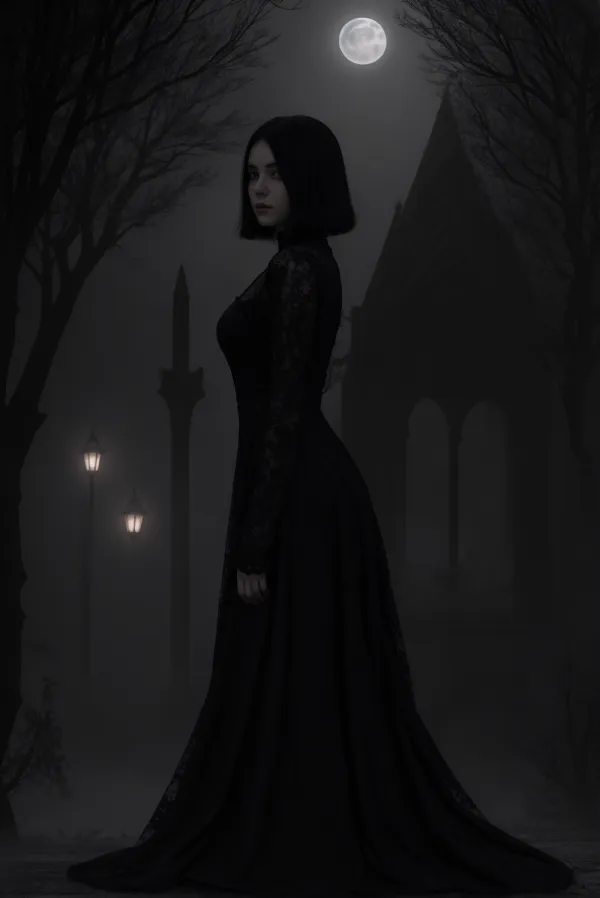 Eerie Gothic Moonlight