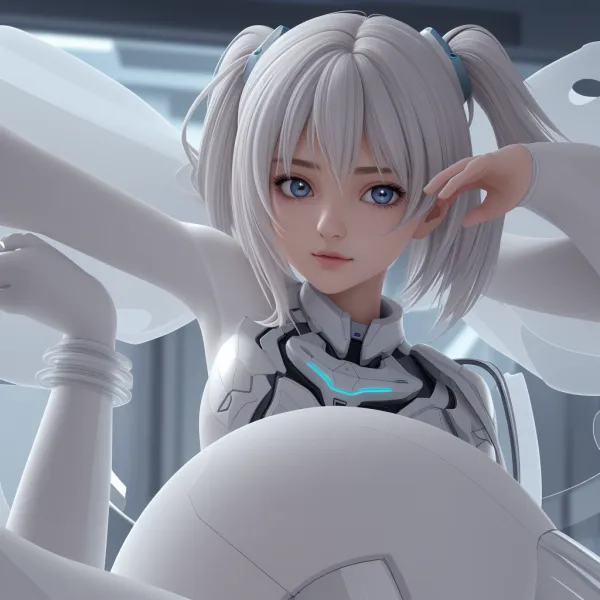 Futuristic Calm Blue