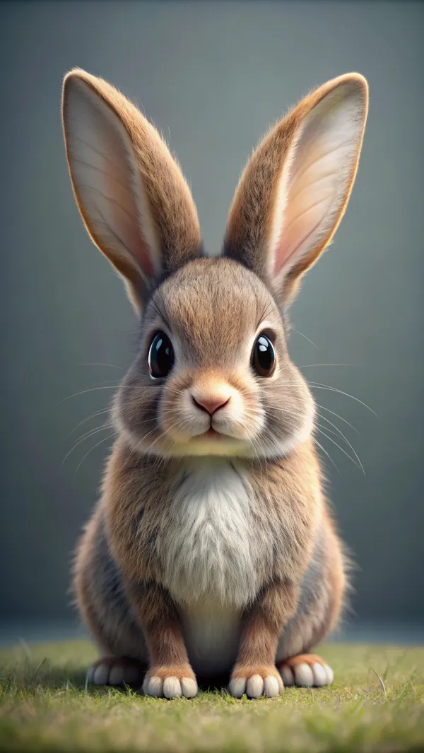 Cute Bunny Close-Up