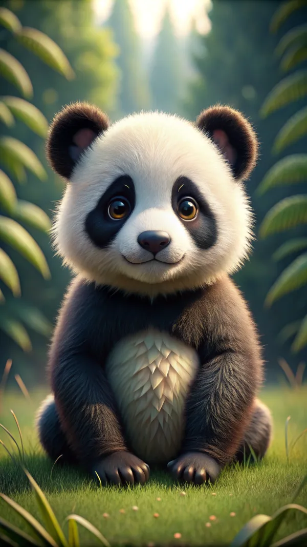Cute Baby Panda