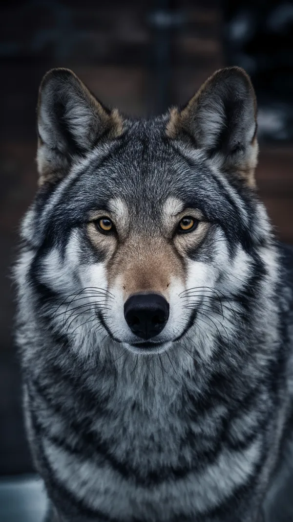 Intense, Captivating, Wild, Golden Gaze