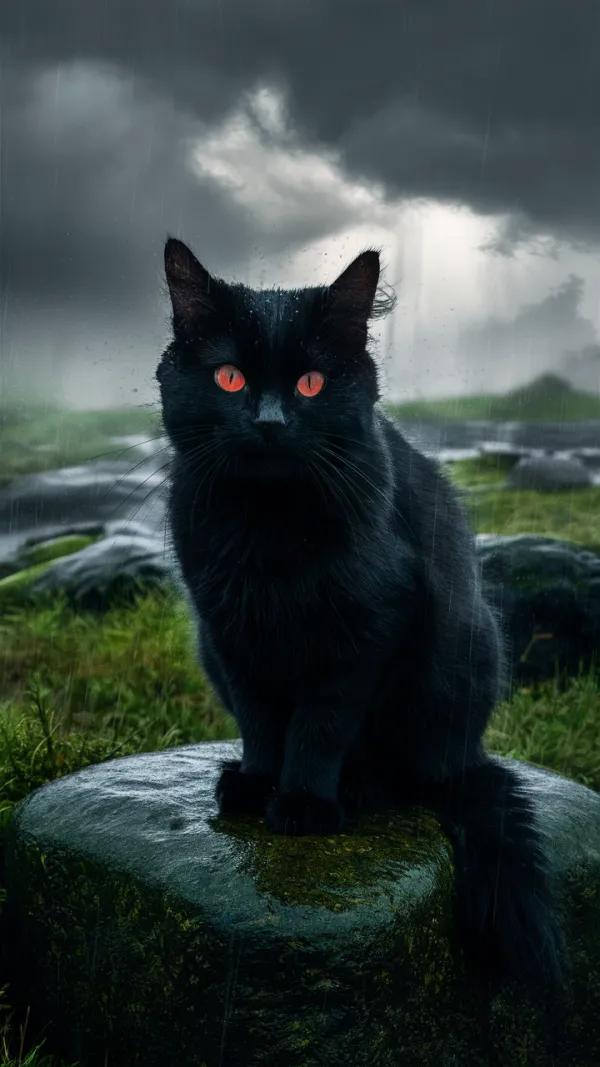 Mystical Stormy Cat