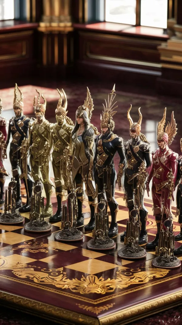 Majestic Ornate Chess Warriors