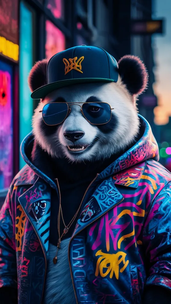 Confident Urban Panda