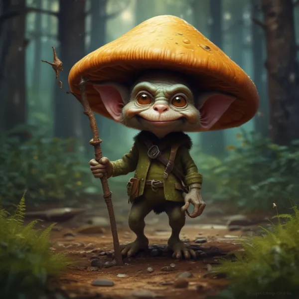 Whimsical Forest Guardian
