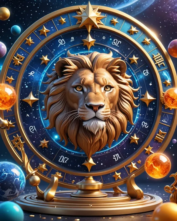 Majestic Cosmic Lion