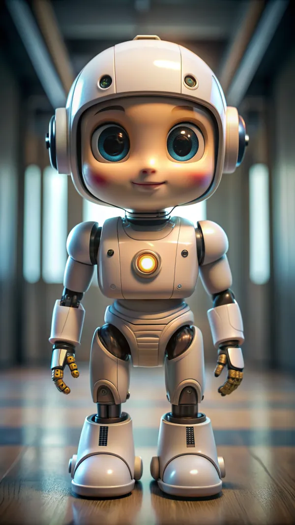 Cute Friendly Robot