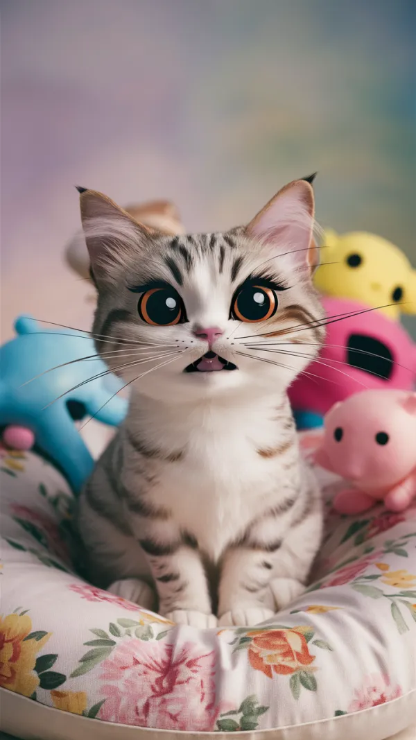 Playful Whimsical Cat